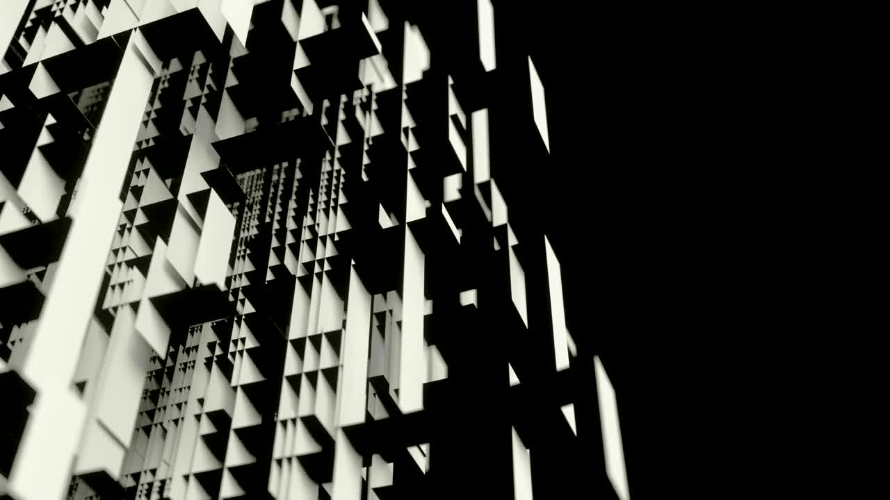 Undulating origami pattern.