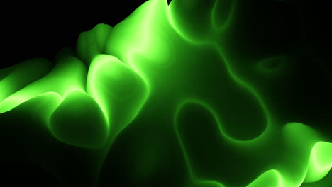 Flowing-dark-mystical-green-storm-clouds-on-black-gradient