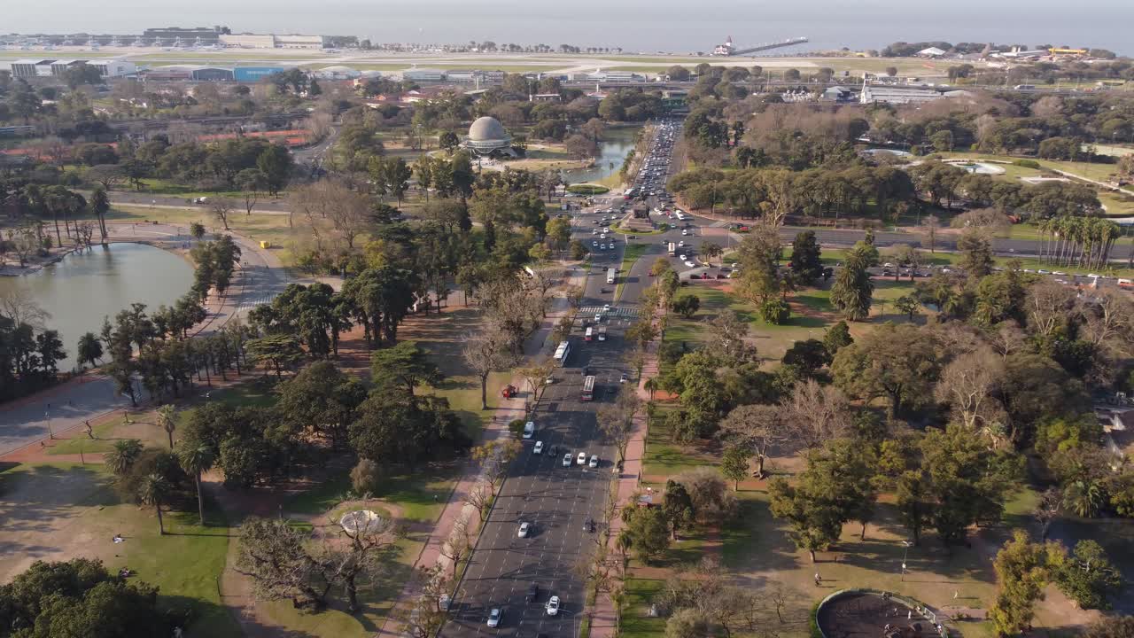 트레스 데 페브레로 공원 또는 팔레르모 숲, 아르헨티나의 부에노스 아이레스