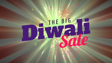 The-Big-Diwali-Sale-text-against-illuminated-background-4k