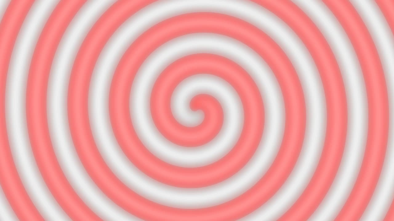 spirale rossa e bianca