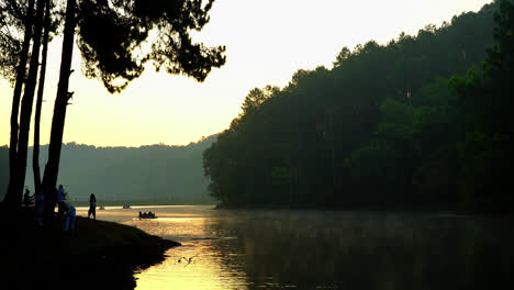 Morning-sunrise-at-Pang-Oung,-Mae-Hong-Son-Thailand