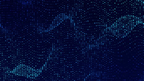 big data visualization abstract background wave flow of particles transfer cyberspace big data