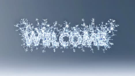 diseño gráfico de bienvenida