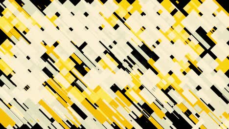 abstract geometric pattern with yellow, black, and white