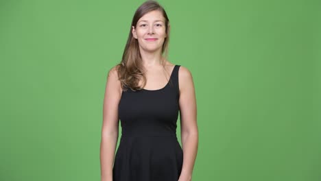 young beautiful woman with arms crossed
