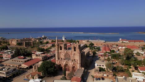 lala mustafa pasha camii mosque which is old cathedral in famagusta north cyprus