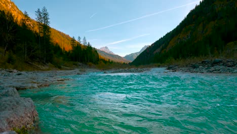 Isar-Berg-Fluss