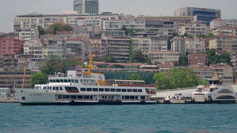 istanbul ferry at the waterfront