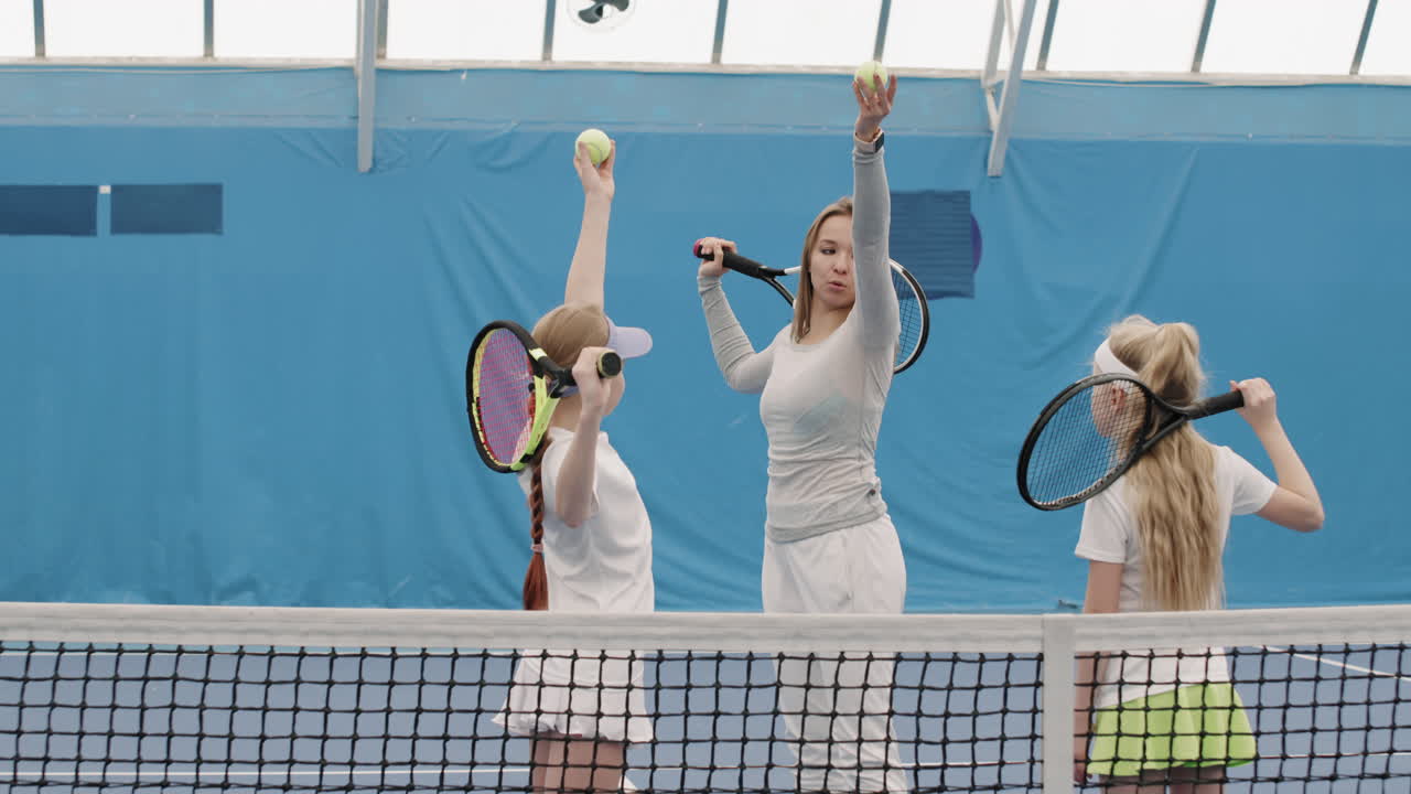 Indoor Tennis Training For Children