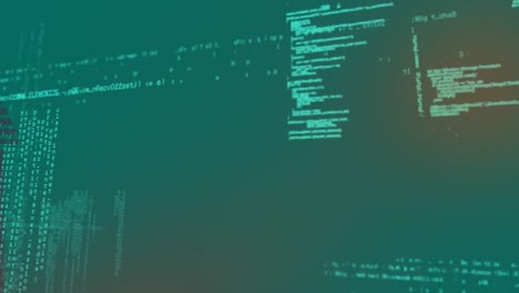 animation of data processing over shapes