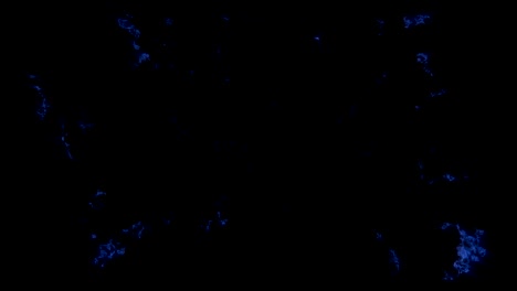 animación del símbolo de la explosión del euro con el canal alfa