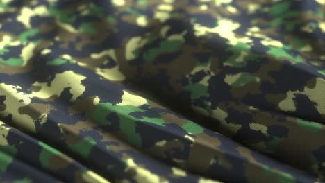 close-up of camouflage fabric texture