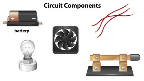 animation of circuit components and configurations