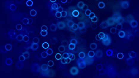 animación de fondo de partículas de círculo de 4k - video de stock de bucle