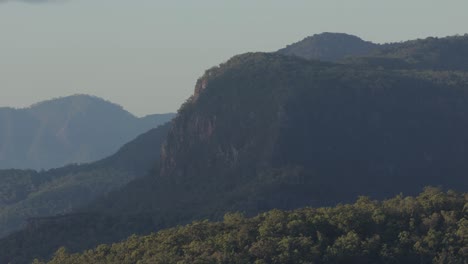 view of the ships stern walk in lamington national park from rosins lookout, numinbah valley, gold coast hinterland