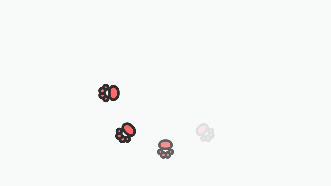 Animated Paw Print Loading Icon on White Background
