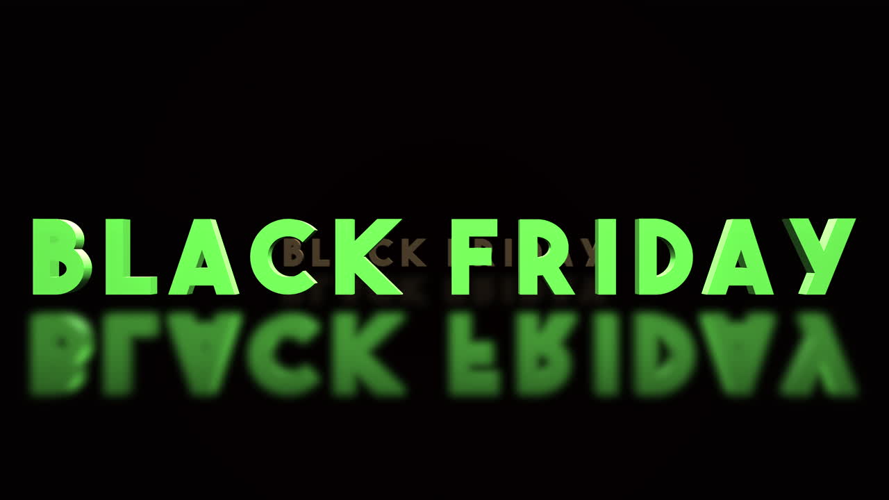 롤링 블랙 프라이데이 텍스트 신선한 블랙 그라디언트