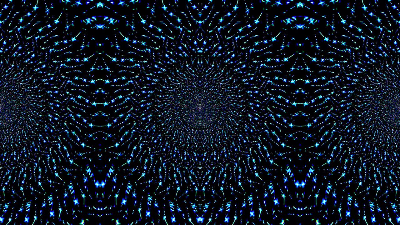 Abstract Kaleidoscope pattern with full colors. Magic mandala. 4k