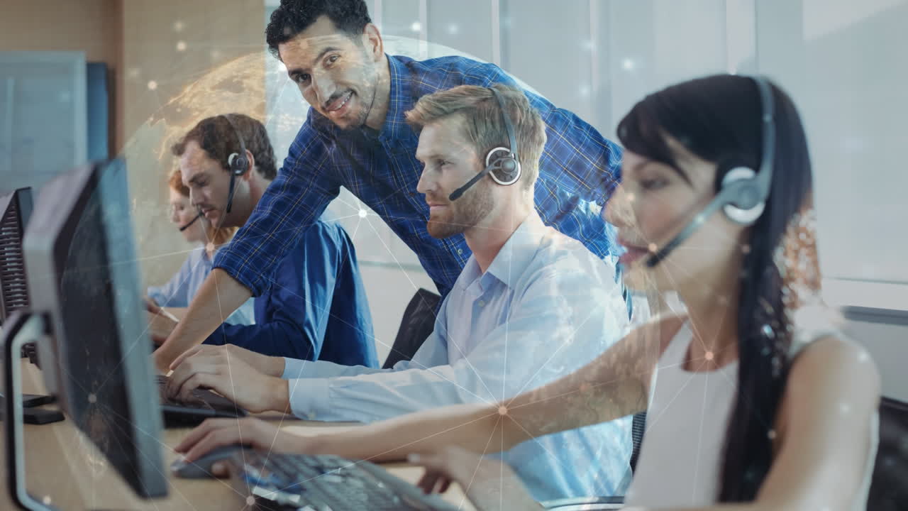 Supervisor working in Callcenter