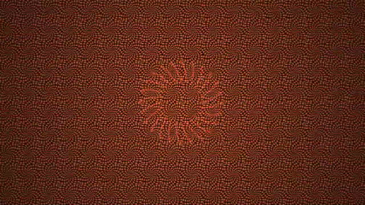 Abstract Geometric Pattern with Rotating Red Circular Motion