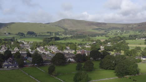 drone shot pulling away from castleton 09