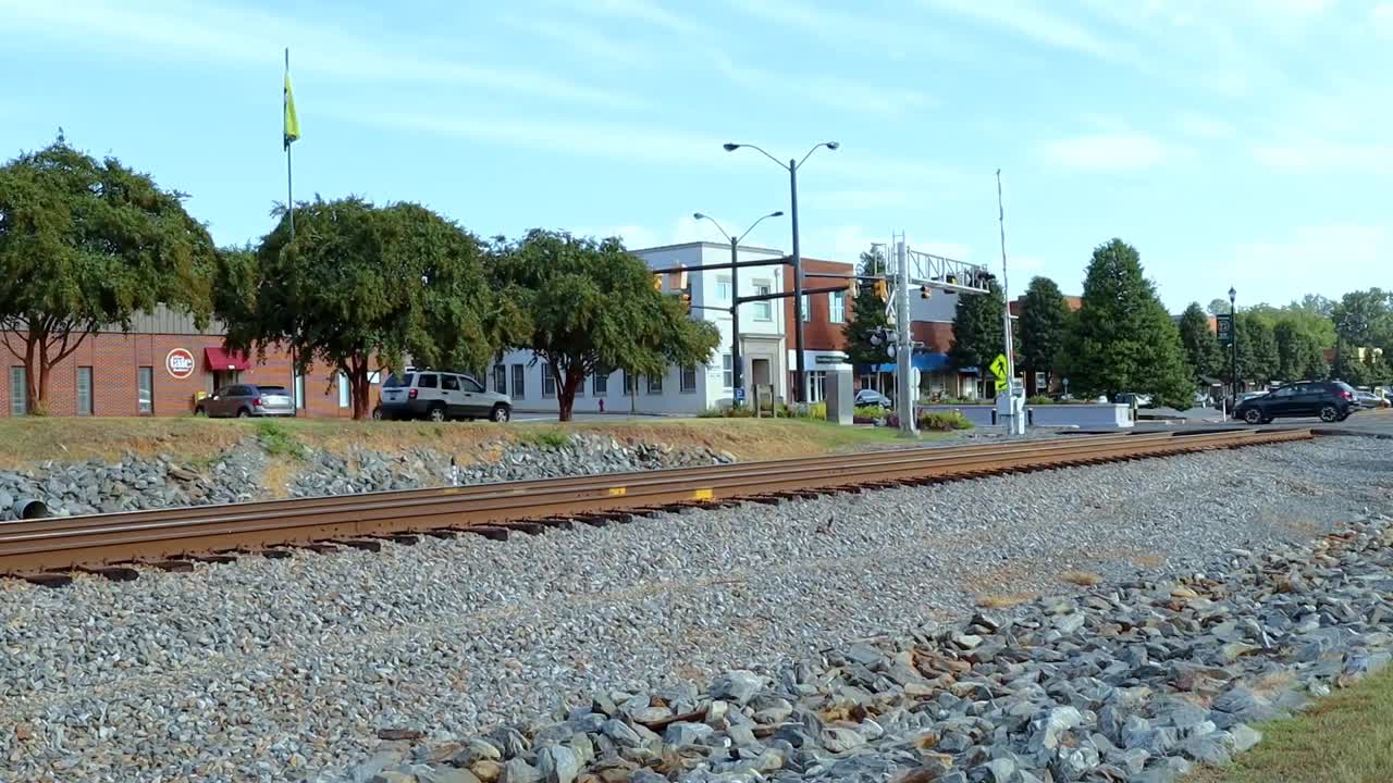 king's mountain의 저속 촬영, 여름 동안 nc