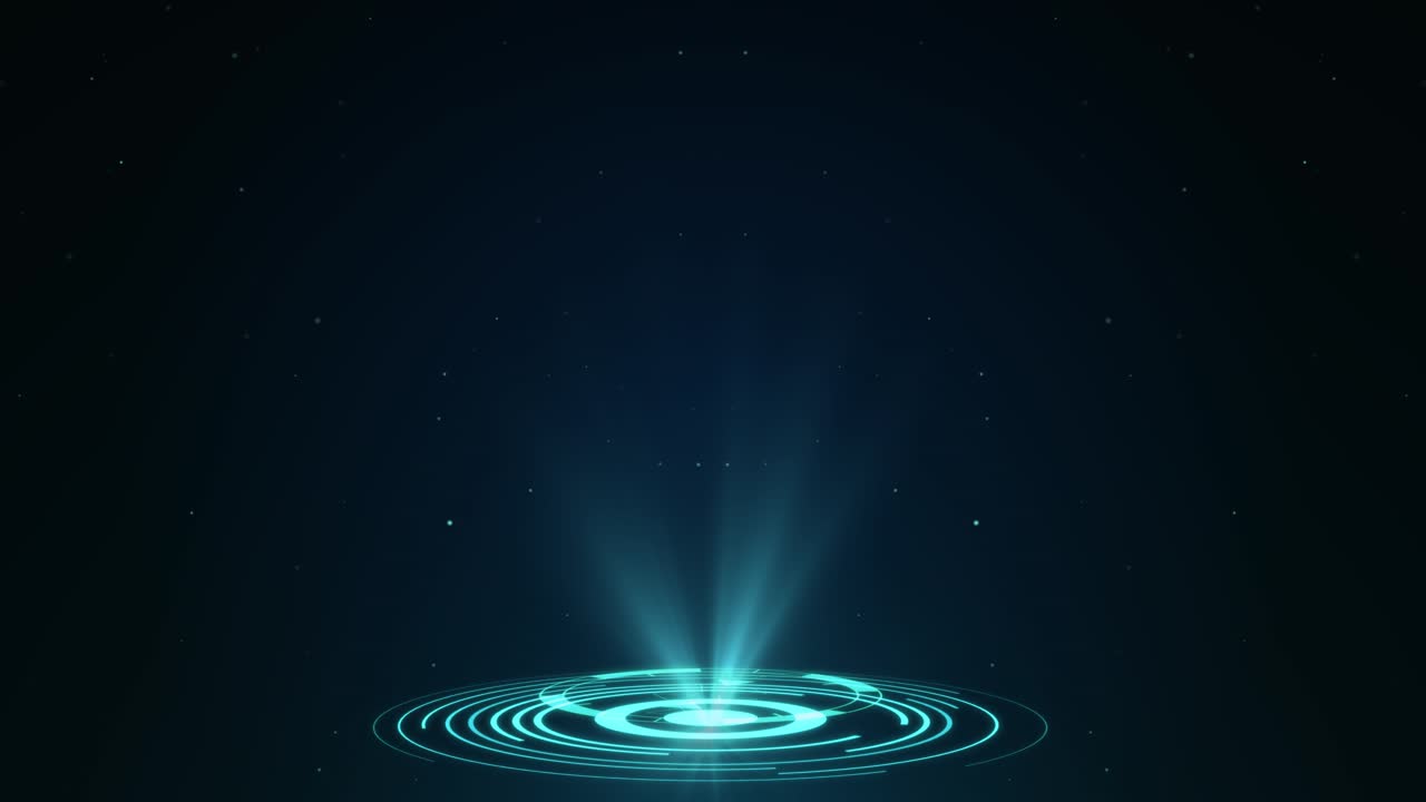 4K HUD dairesel arayüzler, yüksek teknoloji fütüristik ekran, döngü animasyon, fütüristik arayüz hologramı