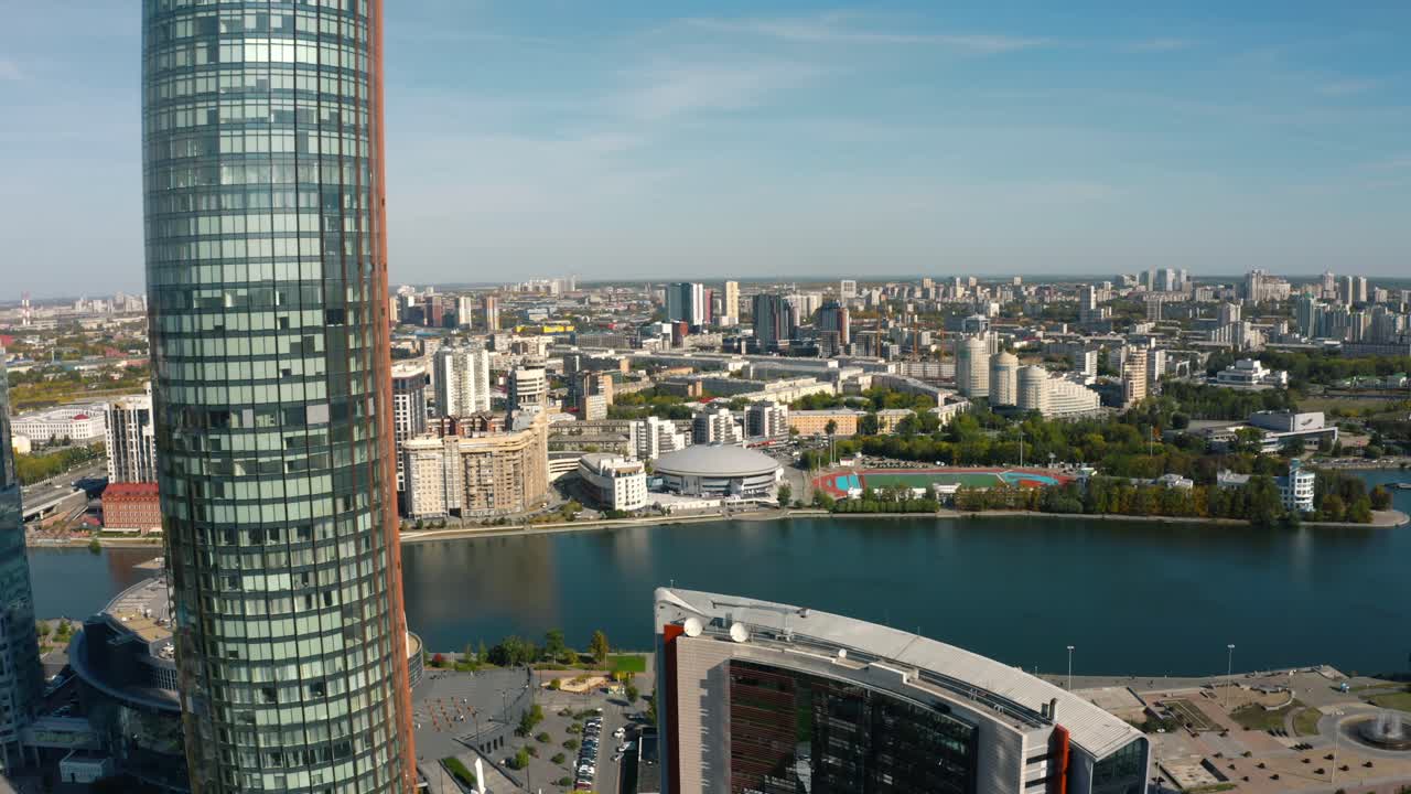 vista del paisaje urbano desde un edificio de gran altura