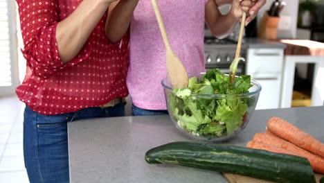 Mother-preparing-meal-with-her-daughter