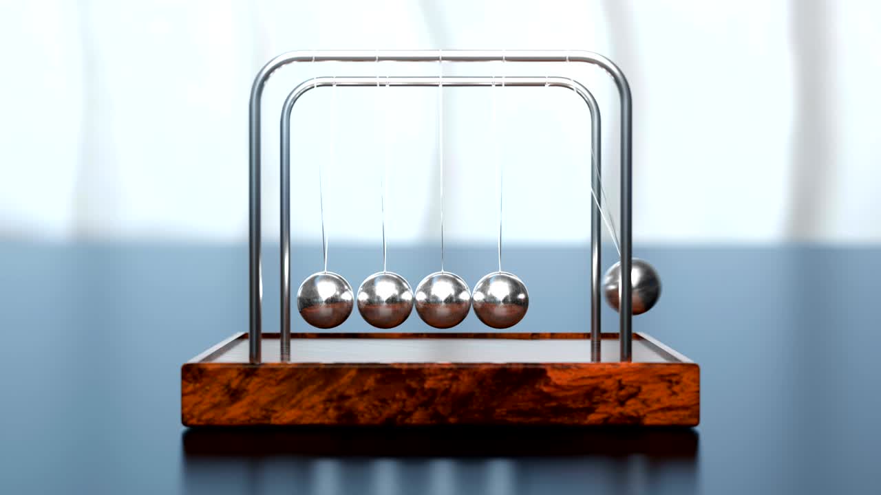 뉴턴의 크레들 오피스 장난감 루프