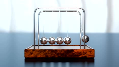 el bucle de juguetes de la oficina de la cuna de newton