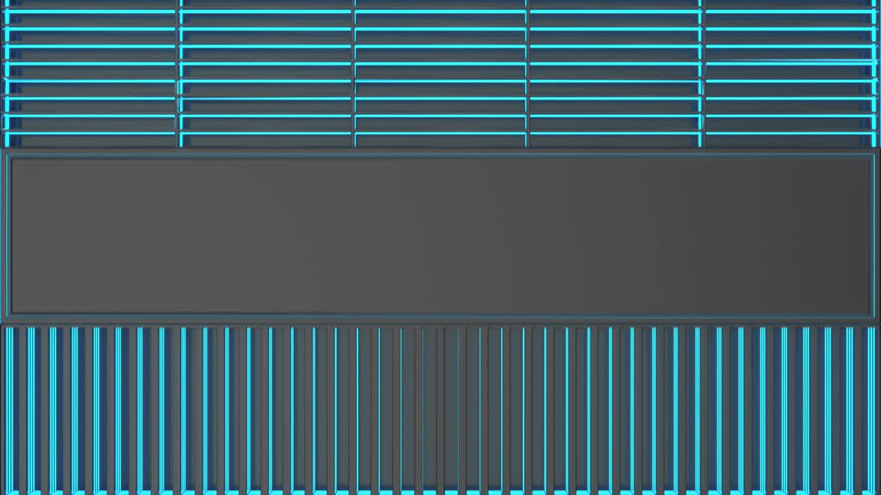 bucle de fondo tecnológico con líneas brillantes azules