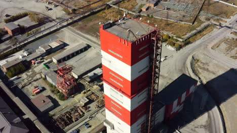 vista aérea del complejo industrial
