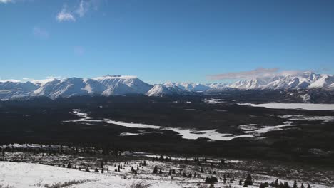 breathtaking winter landscape in alaska