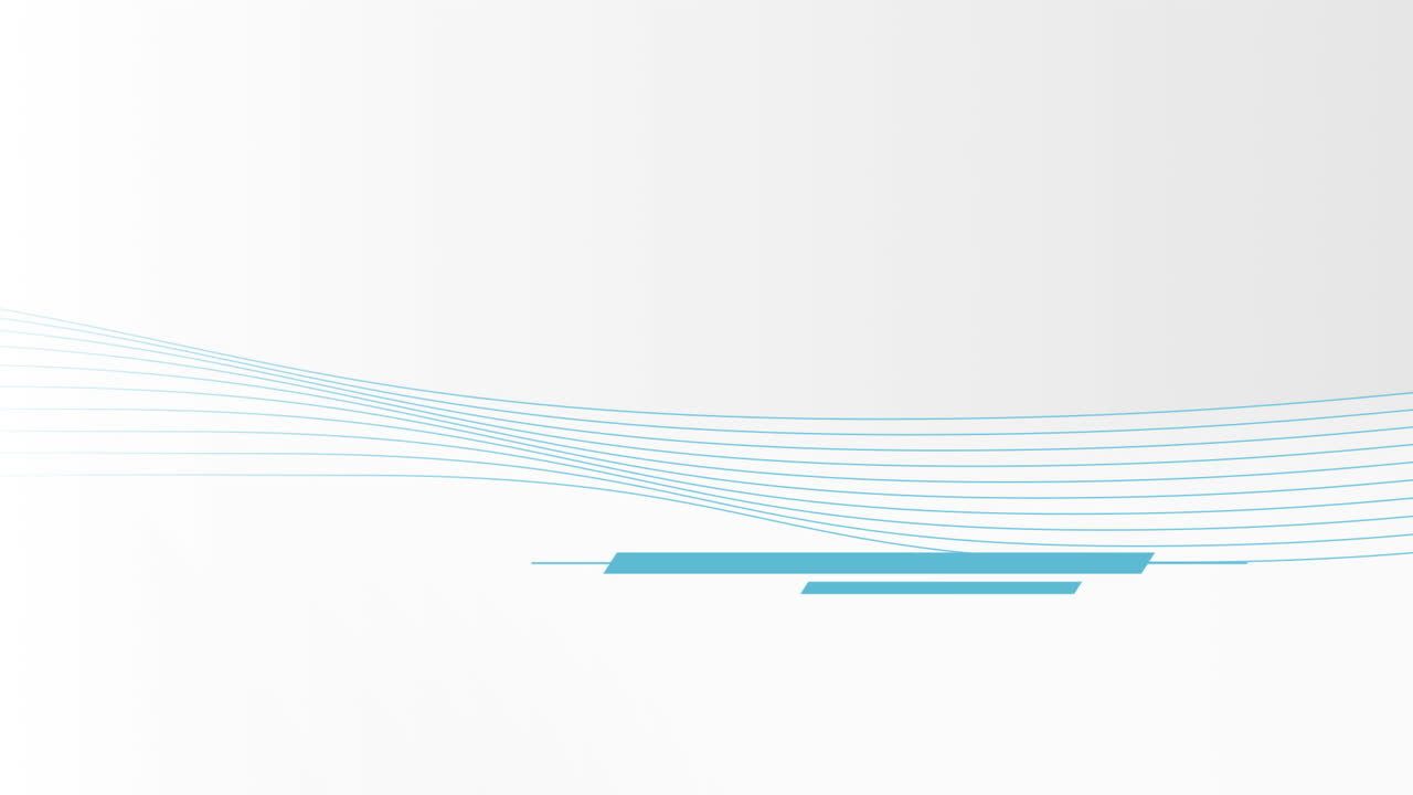 Animazione in stile interfaccia bianco e blu