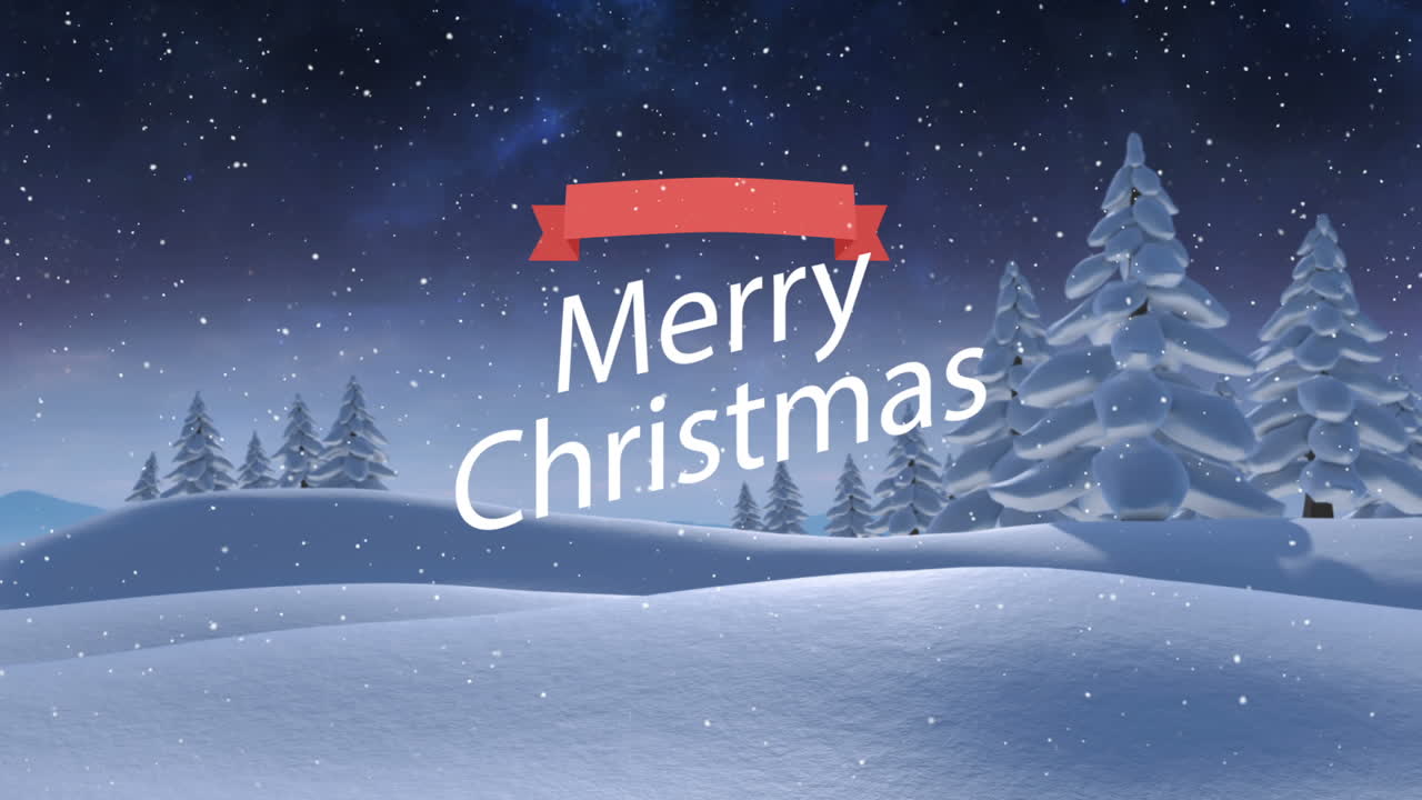 산타가 걸어가는 애니메이션