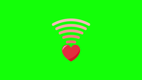 red-love-or-heart-pop-up-icon-Animation.Heart-Beat-Concept-for-valentine's-day-and-mother's-day.-Love-and-feelings.-loop-animation-with-alpha-channel,-green-screen.