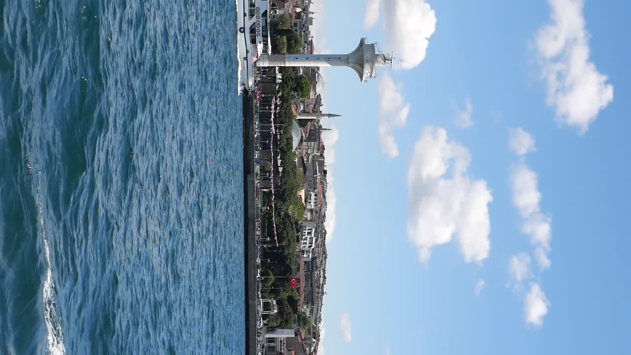 Istanbul Bosphorus View from Ferry