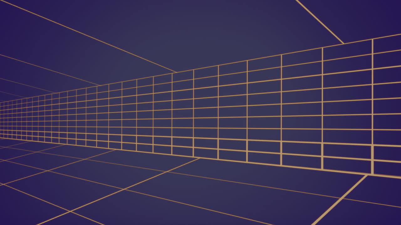 líneas de cuadrícula en movimiento en fondo púrpura 4k