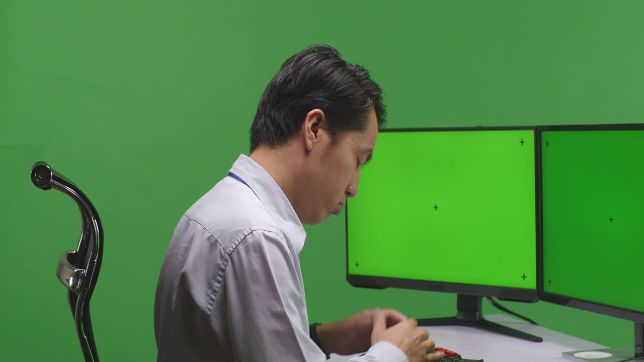 스트레스를 받는 직원