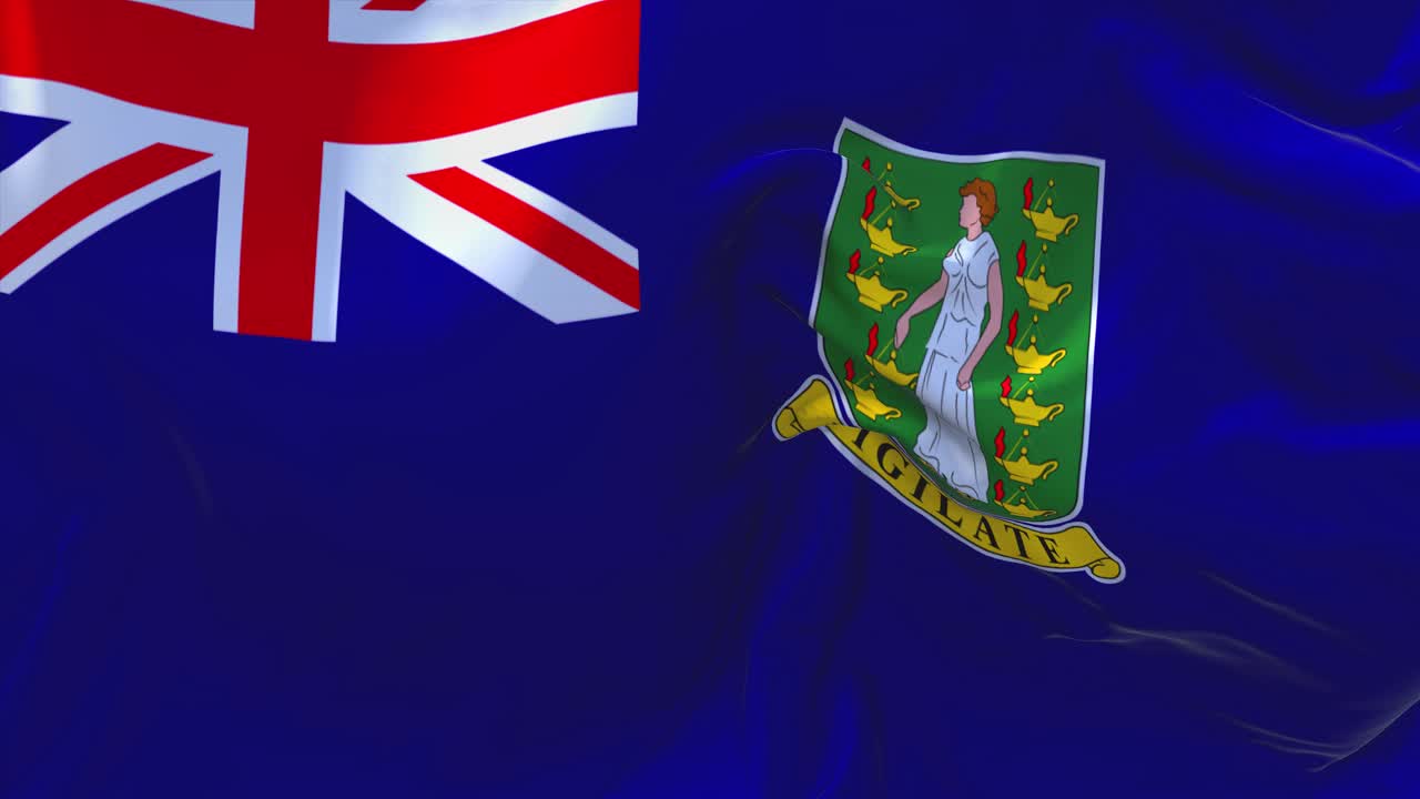 영국 버진 아일랜드의 국기