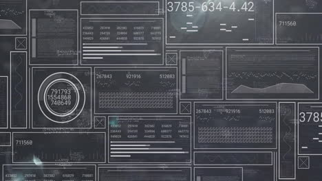 animation of mathematical equations over data processing