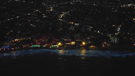 amazing cinematic nusa dua, bali beach air footage with exotic and luxurious five stars hotels and resorts during sunset in full hd 1080p.