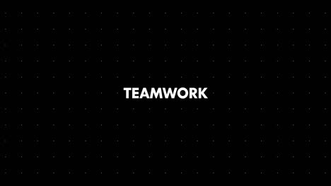 kinetic animation of teamwork