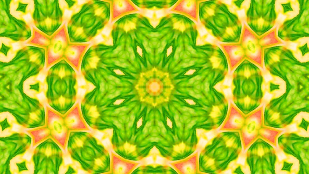 movimiento de fondo de kaleidoscopio abstractamente colorido