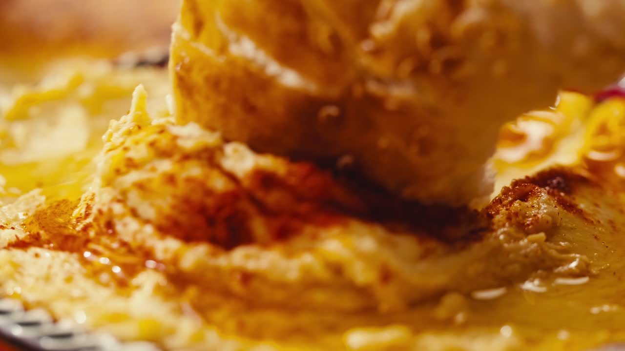 hummus con pan de pita