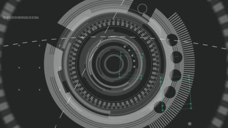 animación del cerebro con tecnología y procesamiento de datos
