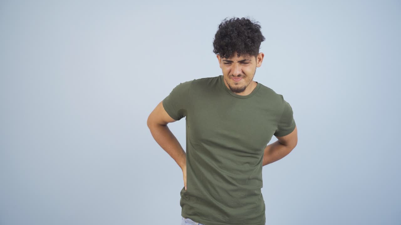 Man with Back Pain.
