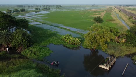 the river water is above danger level.